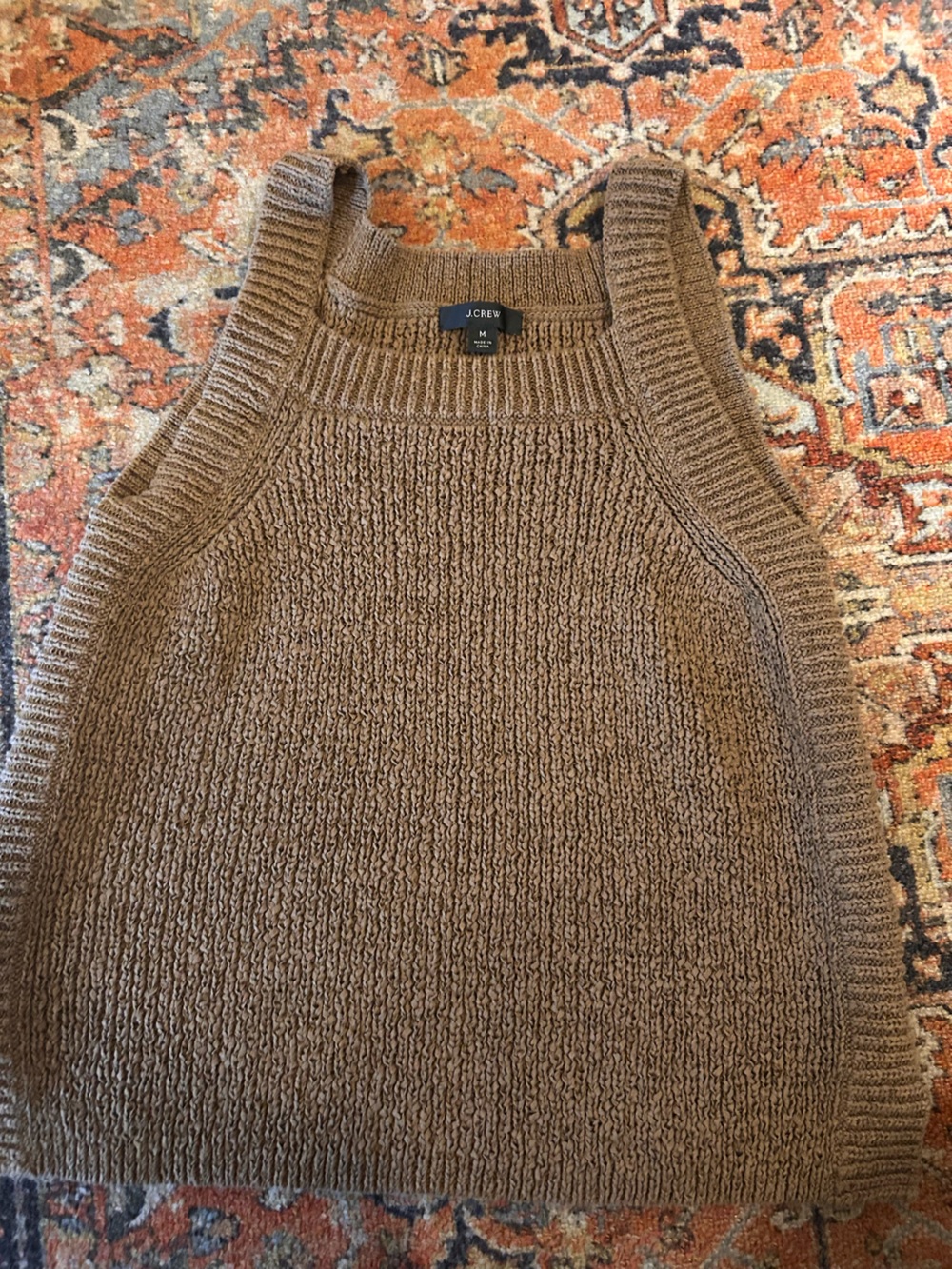 J. Crew Women’s Sweater Tank with Square Neckline - Med